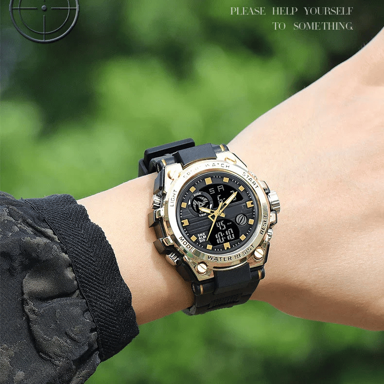 30m Waterproof Premium Men's Sports Watch - Smart and Stylish Smart Waterproof Function Watch