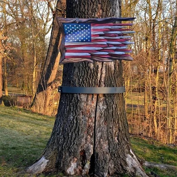 Wooden American Flagš„BUY 2 FREE SHIPPINGš„