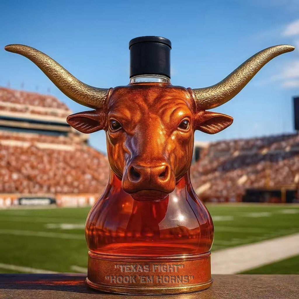 🐂🏈Texas Longhorns football Whisky collector's bottle🤘