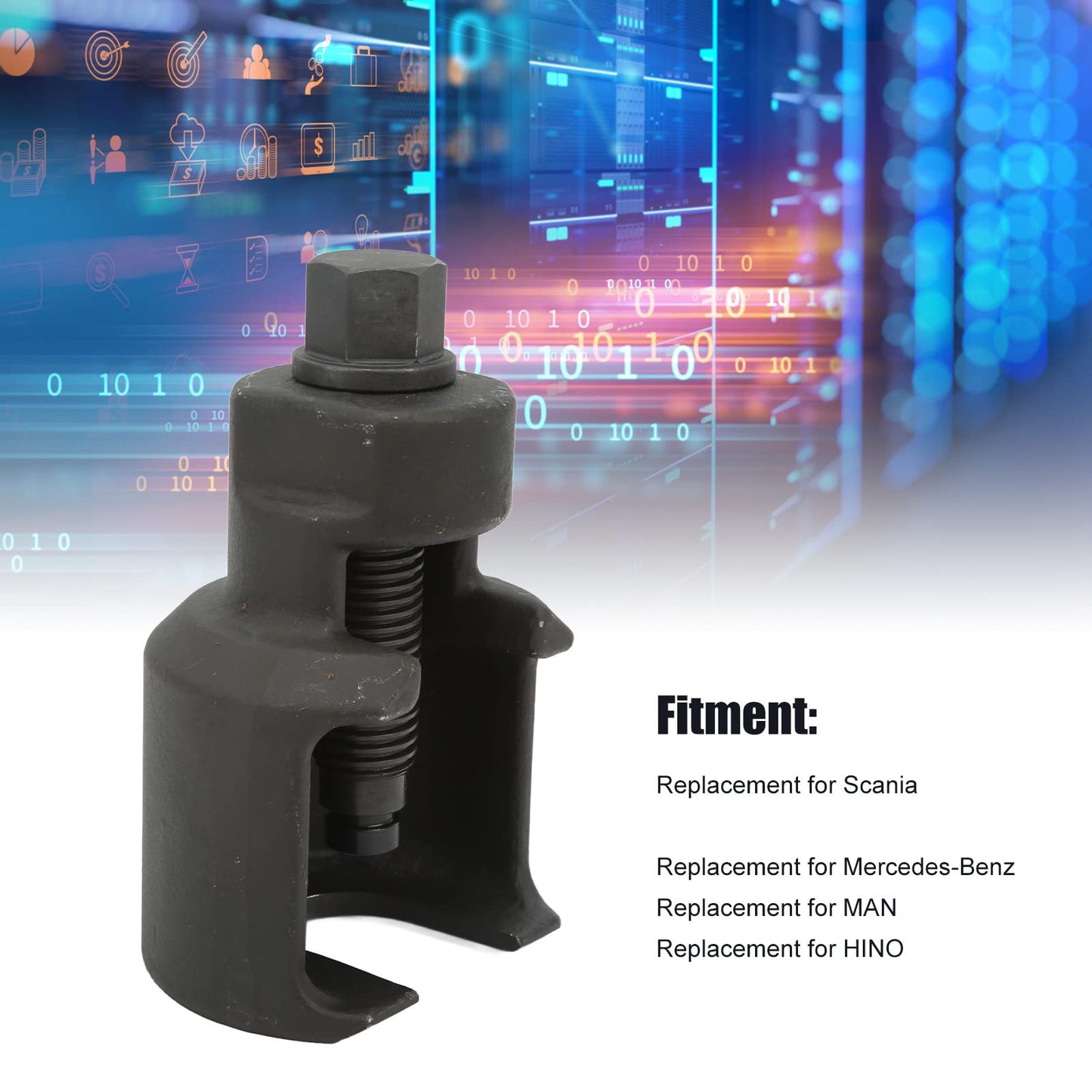 Ball Head Ball Cage Extractor for Large Trucks and Trucks Manual Steering Rod Rocker Arm Removal Tool