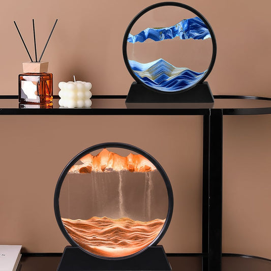 🔥Perfect gift-3D hourglass deep sea sand scene (let your mind empty and calm down)