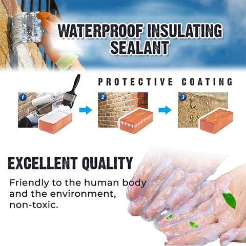 🎊Christmas Super Discount🎊 -Waterproof Insulation Sealant Emulsion(Free Brush)