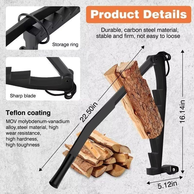 ⏰Last Day Promotion- Wall Mounted Wood Splitter-Kindling Splitter