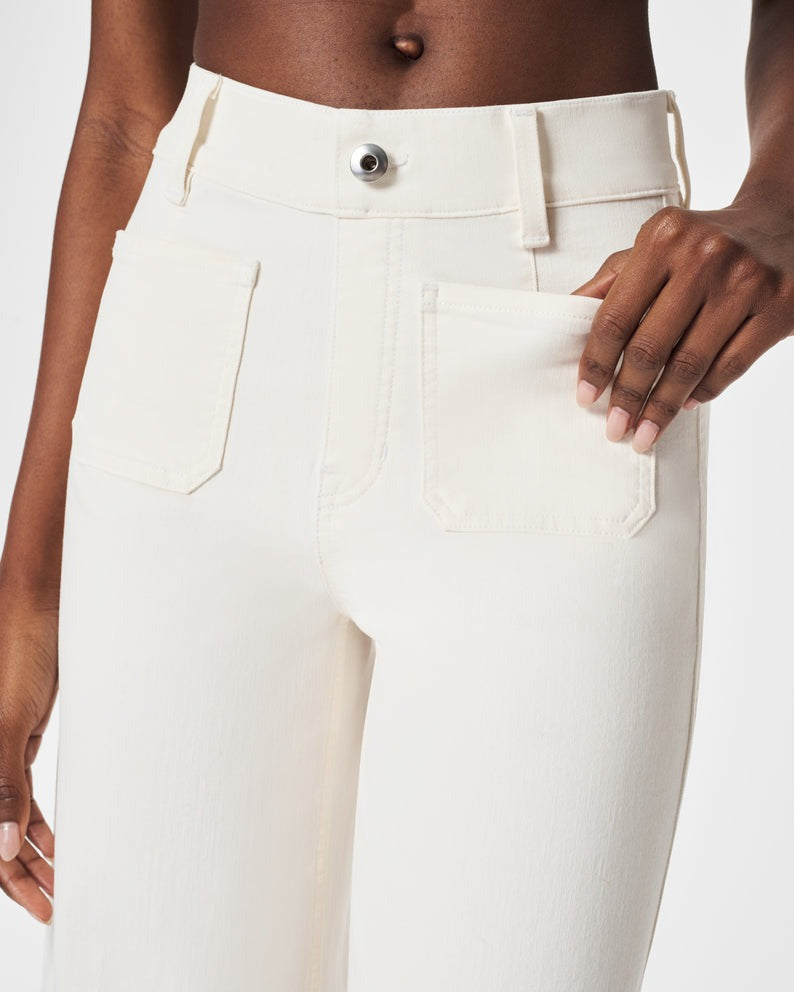 Tummy Control Cropped Wide-Leg Jeans(BUY 2 FREE SHIPPING)