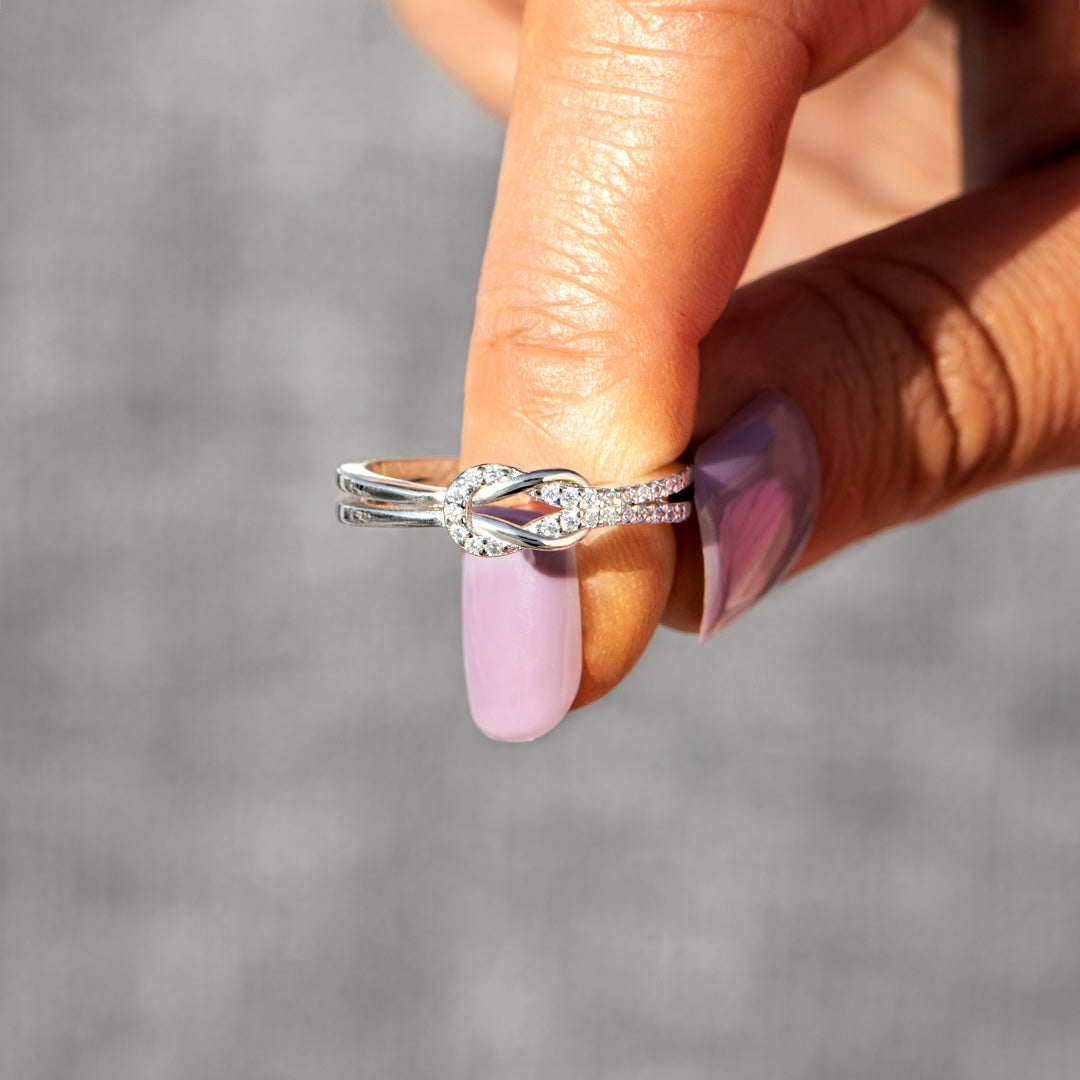 Infinity Love Knot Promise Ring