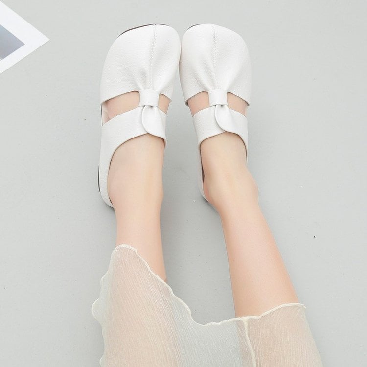 🎊 Hot Sale👣Cut Out Design Flat Mules