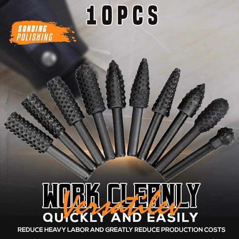 🔥Hot-Sale--Premium Tungsten Steel Carbide Rotary Burr Set 🔥