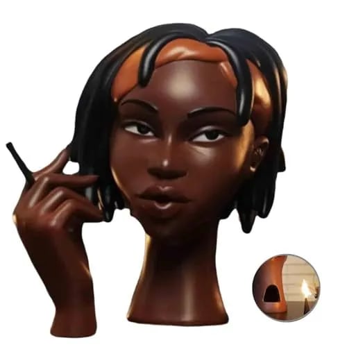 🔥Head Incense Burner Black Woman