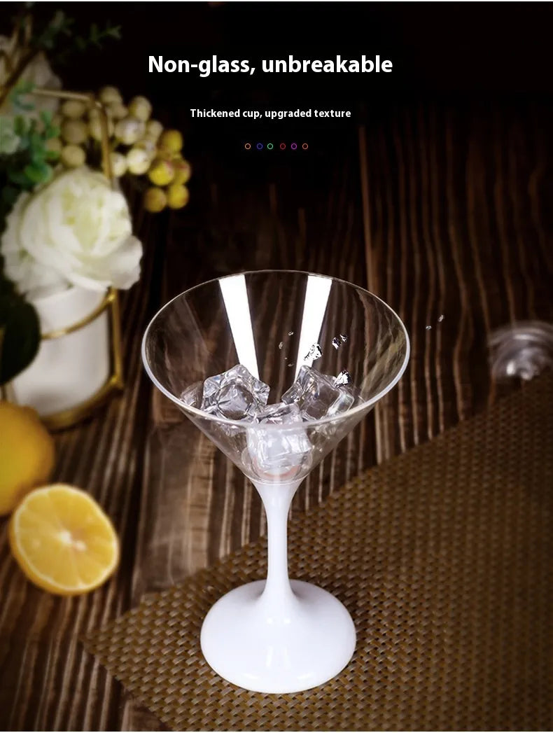 led light wine glasses