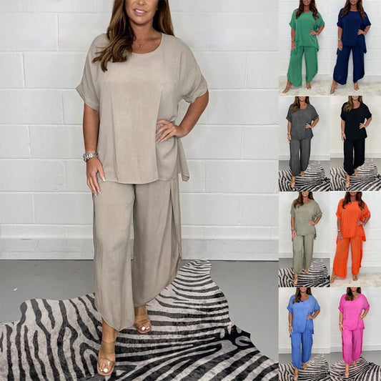 Hot Sale 48% OFF💖 2 Piece Sleeved Trouser Set