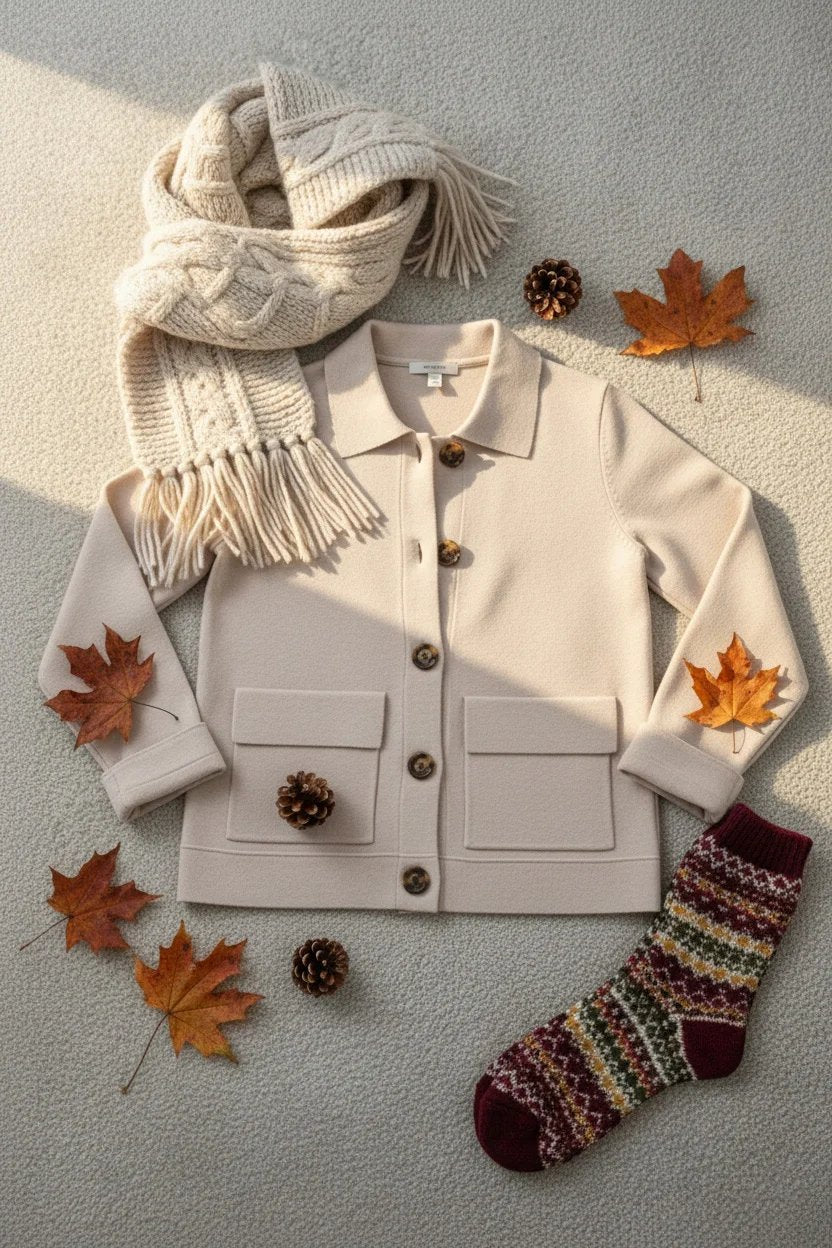 Women's Lapel Pocket Jacket