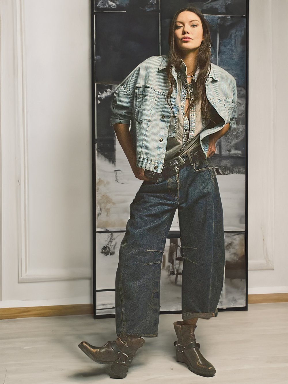 🎁This Week's Special Price $39.99💥Casual And Trendy Mid-Rise Tube Jeans