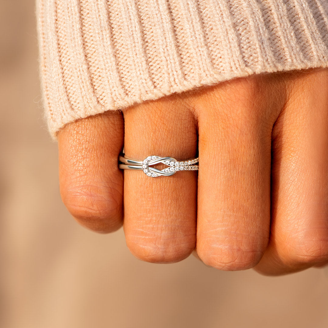 Infinity Love Knot Promise Ring