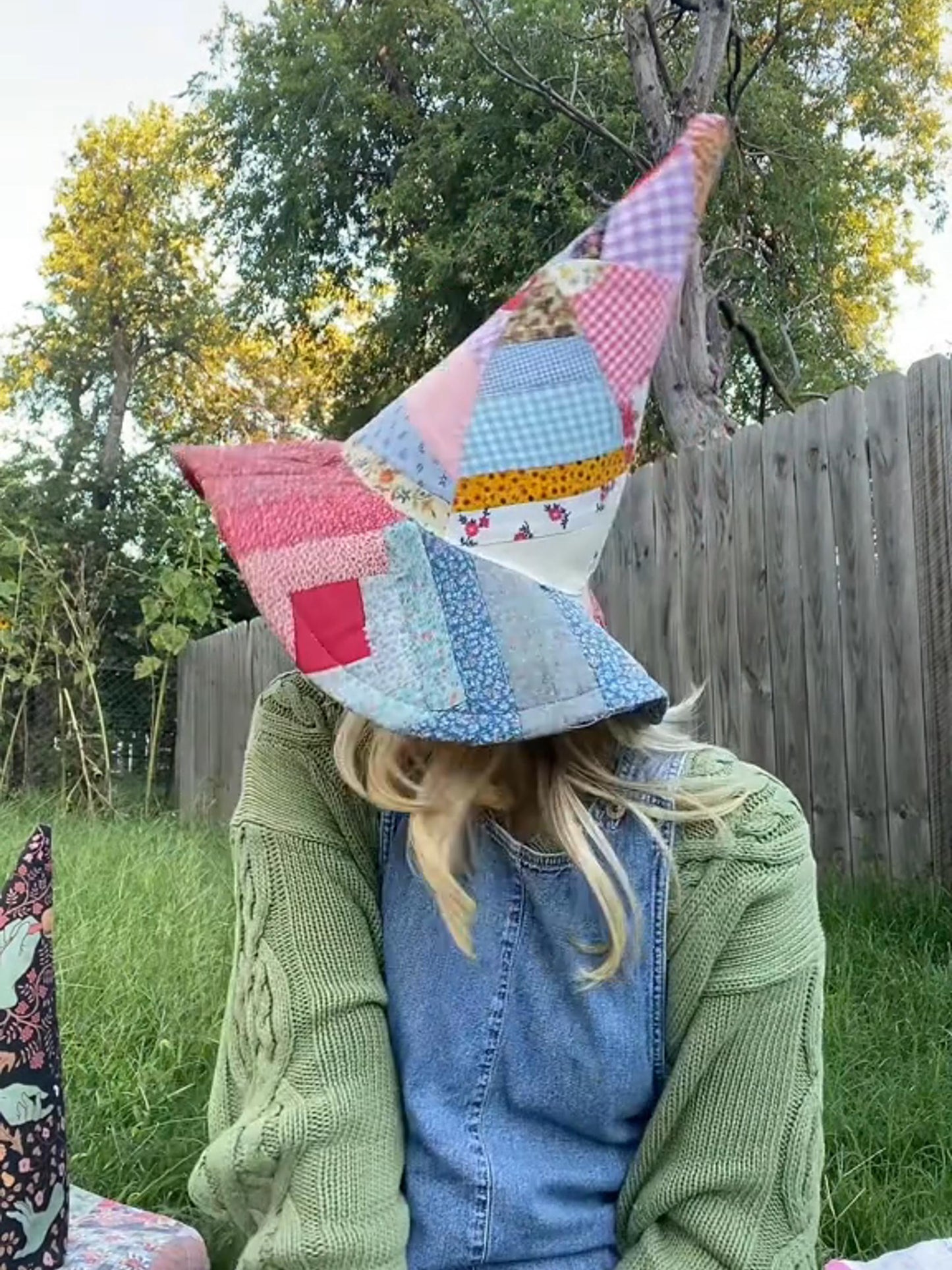 🔥🔥 The Quilted Witch Hat | Handcrafted Folk Art Hat