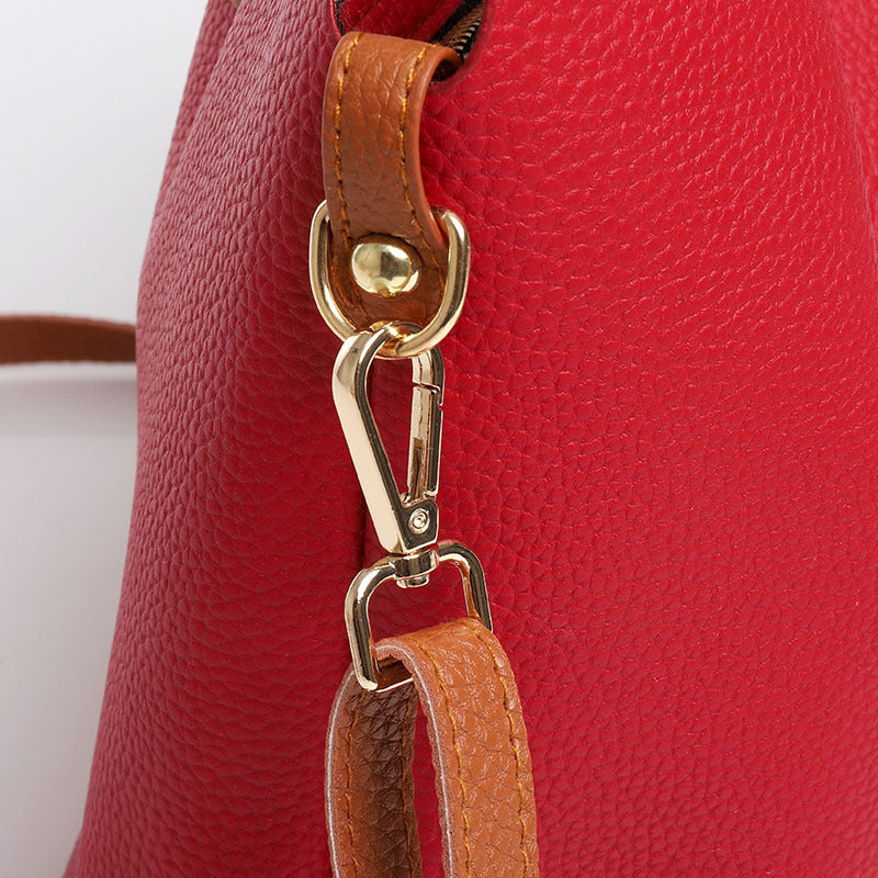 Latest Soft Leather Tote Bag-2Pcs Free Shipping