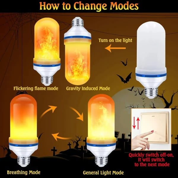 HOT SALE UPGRADE LED FLAME LIGHT BULB