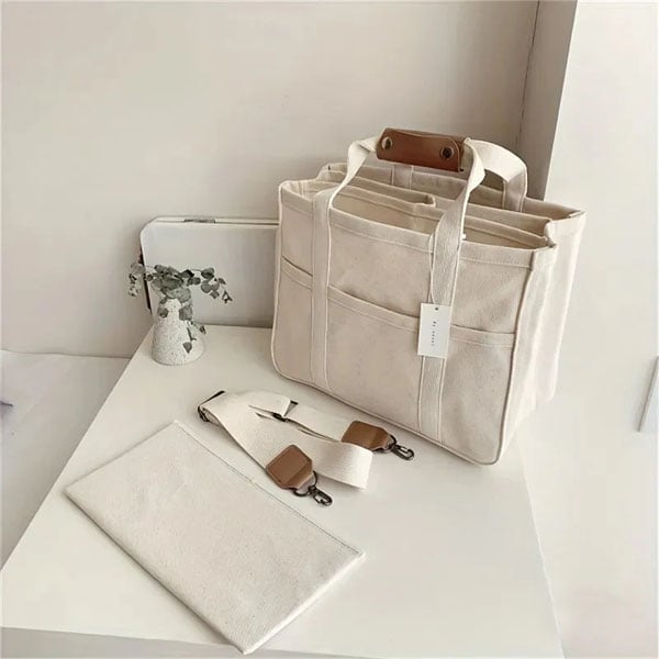 Utility Canvas Tote/Shoulder Bag for Daily Life-BUY 2 FREE SHIPPING