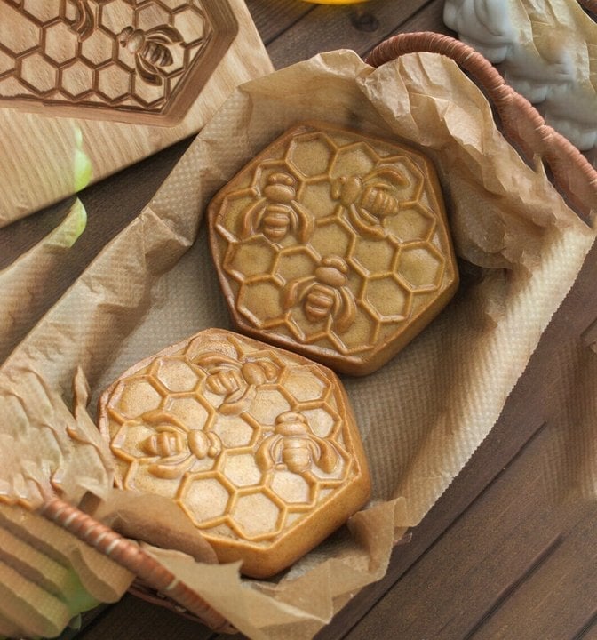 Wood Grain Cookie Mould - Cookie Embossing Mould