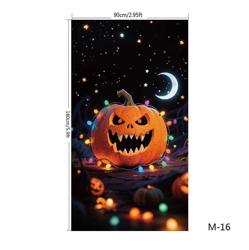 Christmas and Halloween front door decoration