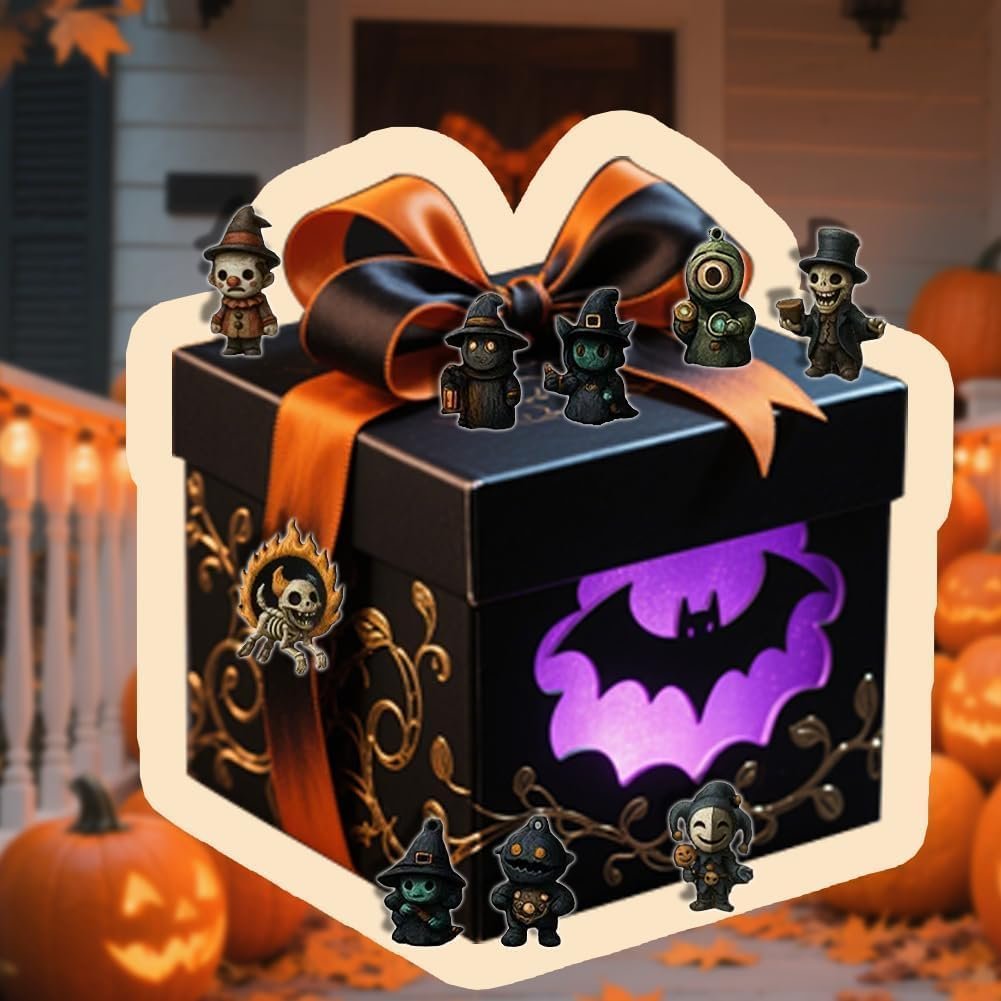 31 Nights of Fright – Halloween Countdown Box with Figurines