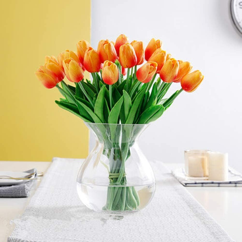 High Quality Artificial Latex Tulips(PCS 10)