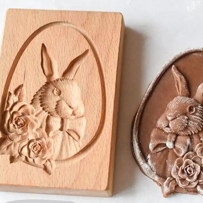 Wood Grain Cookie Mould - Cookie Embossing Mould