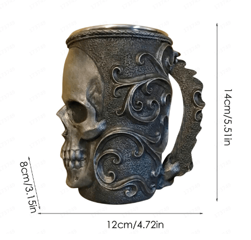 Necromancer Skull Mug Handicraft Cup Zombie Style