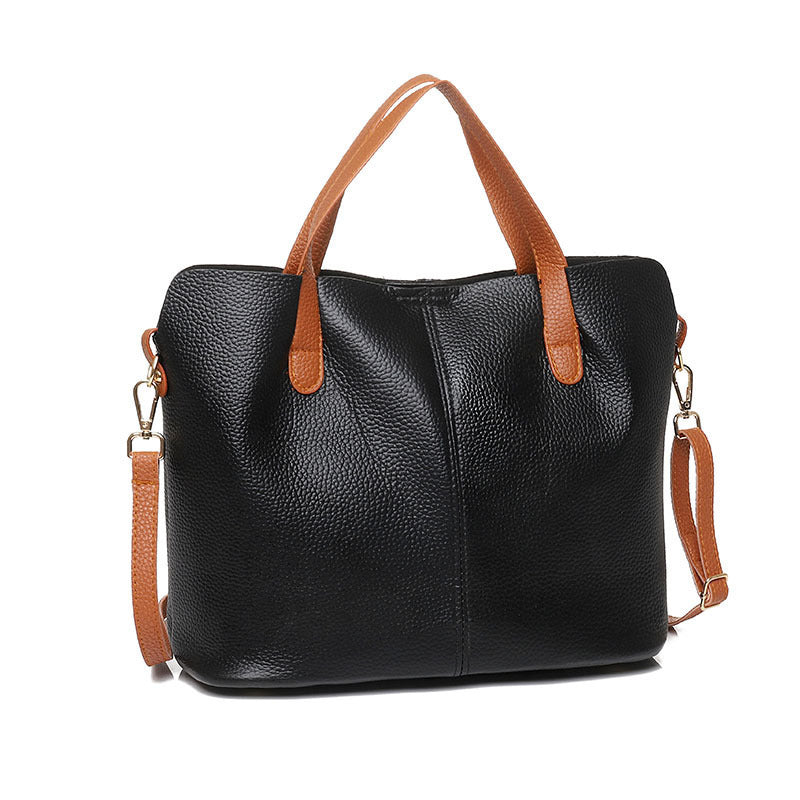 Latest Soft Leather Tote Bag-2Pcs Free Shipping