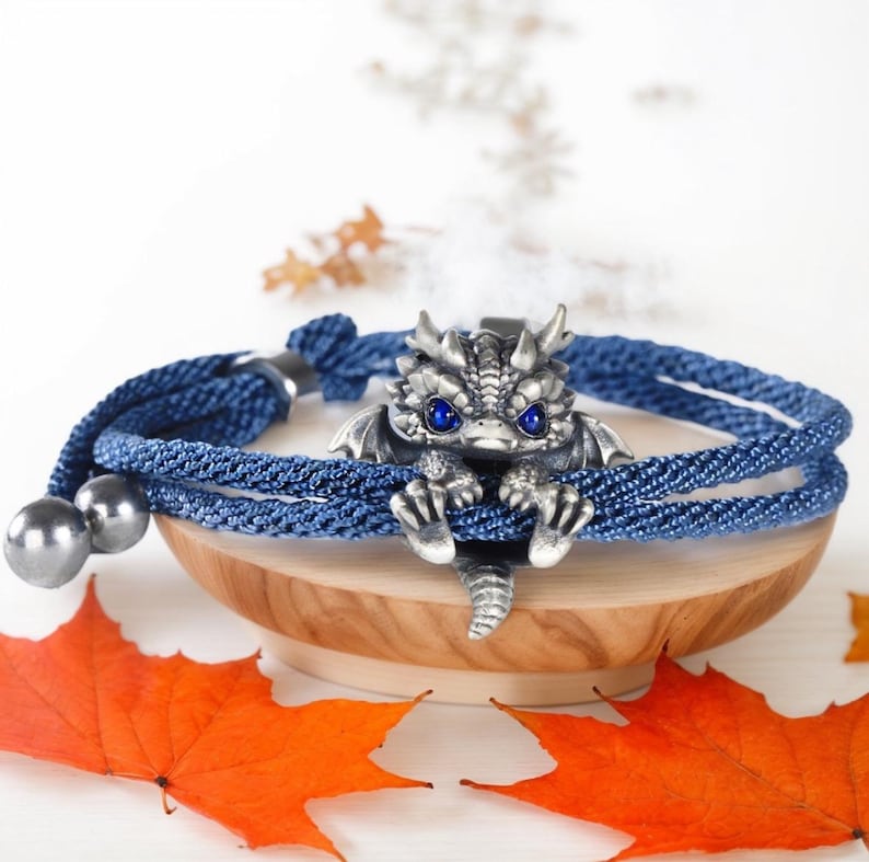 🐲Cute Silver Dragon Bracelet