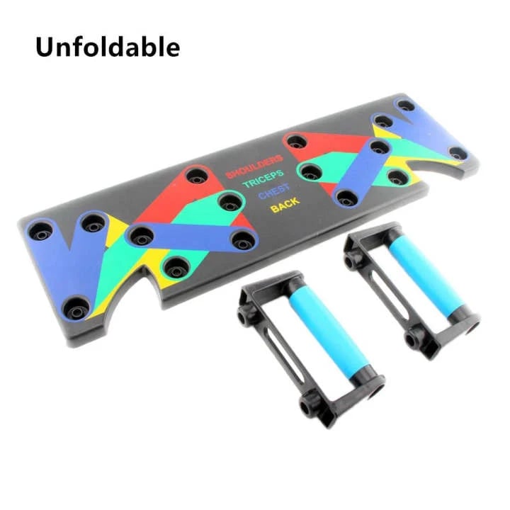🌈Multifunctional Folding Push-up Fitness Board Sports Abdominal Device