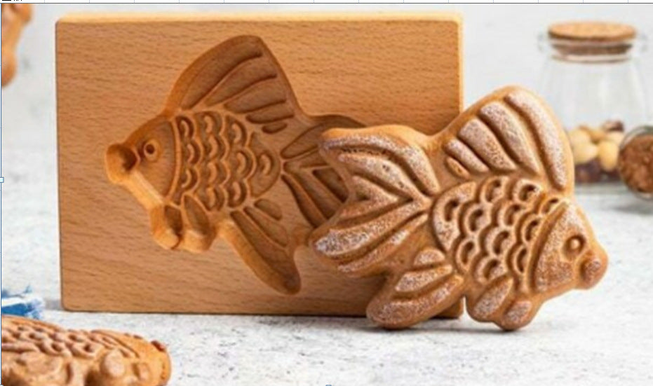 Wood Grain Cookie Mould - Cookie Embossing Mould