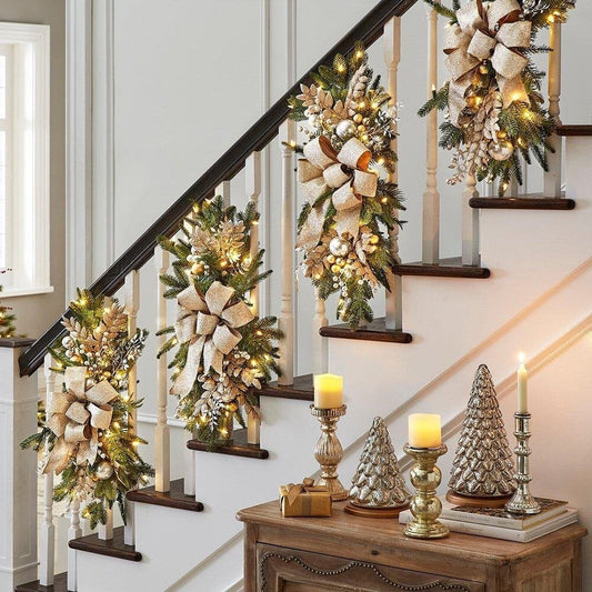 Staircase Decoration Christmas Lights Garland-BUY 2 FREE SHIPPING