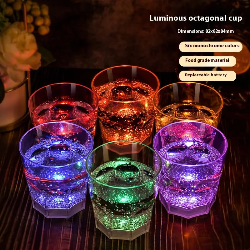 led light wine glasses