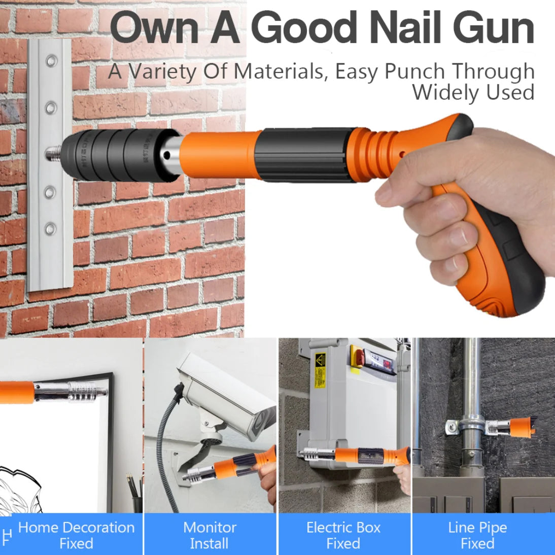 Woodworking and decoration integrated air nailer