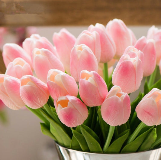 High Quality Artificial Latex Tulips(PCS 10)