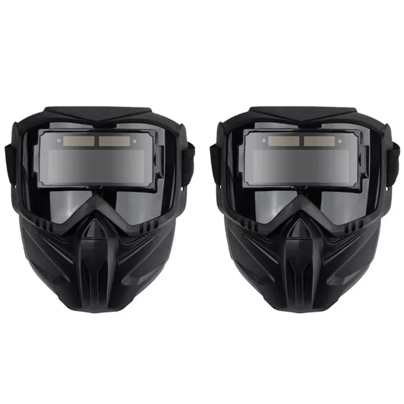 ⚡Auto-darkening welding helmet for eye safety✨