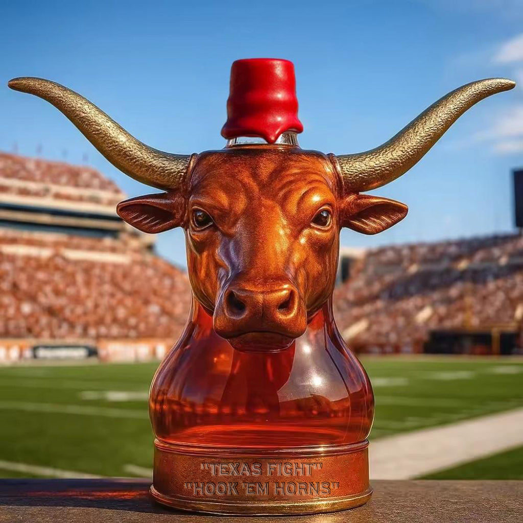 🐂🏈Texas Longhorns football Whisky collector's bottle🤘