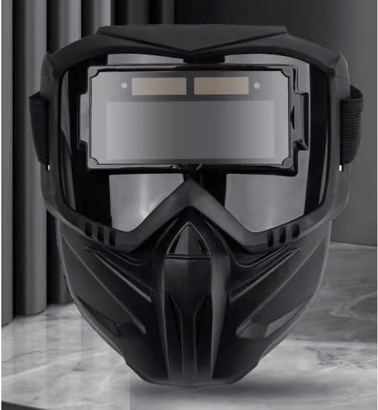 ⚡Auto-darkening welding helmet for eye safety✨