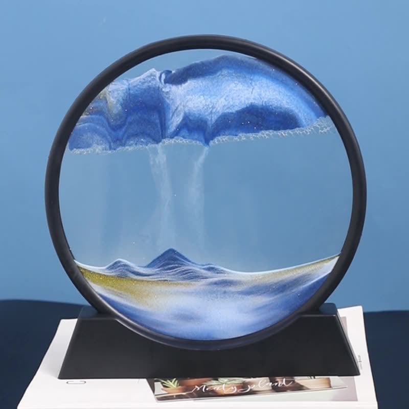 🔥Perfect gift-3D hourglass deep sea sand scene (let your mind empty and calm down)