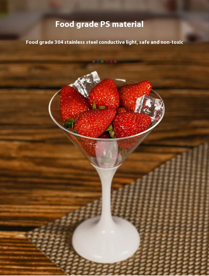 led light wine glasses