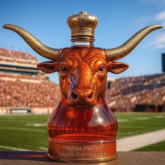 🐂🏈Texas Longhorns football Whisky collector's bottle🤘