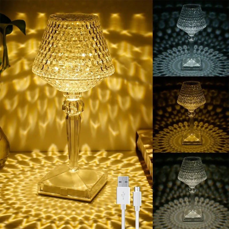 New Crystal Table Lamp