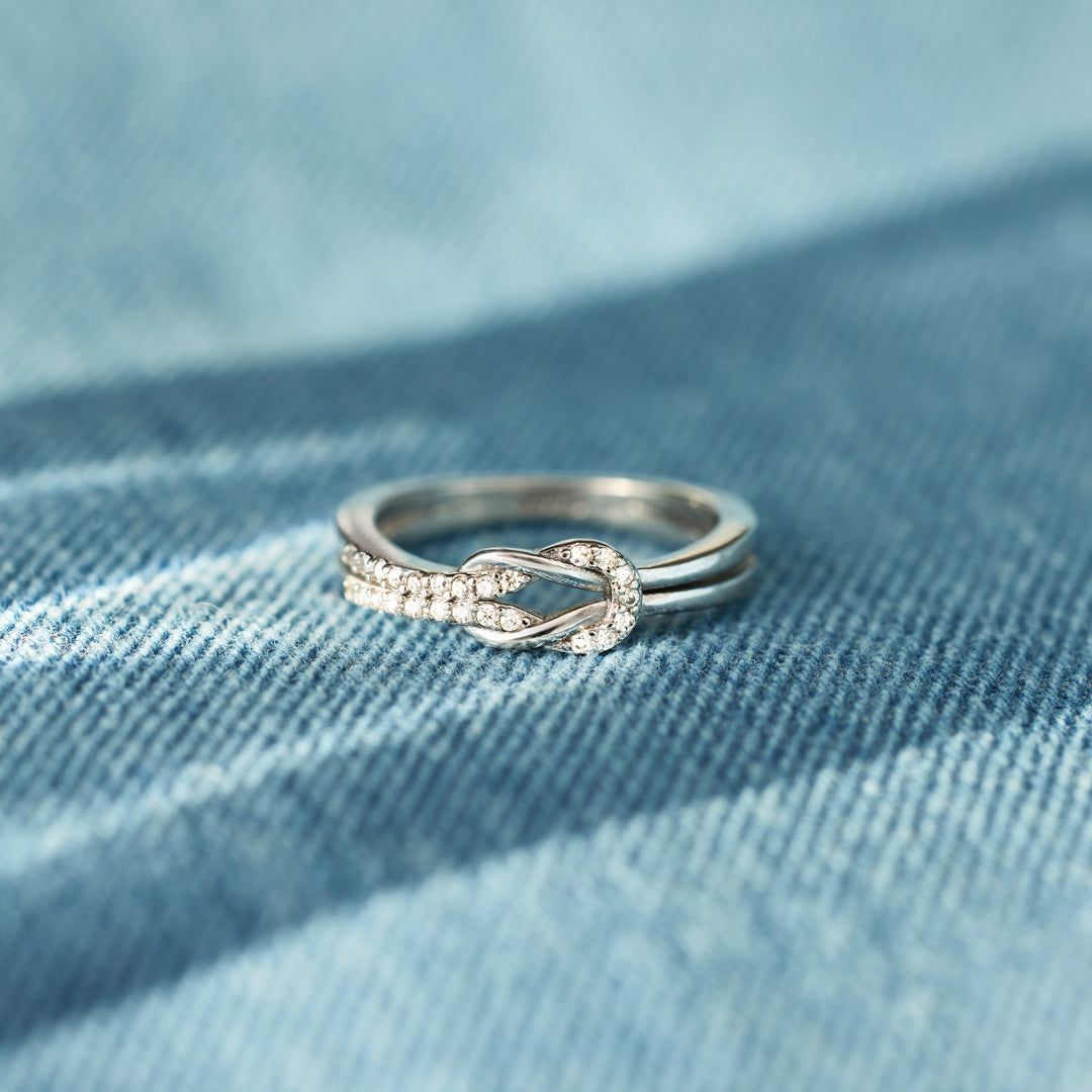 Infinity Love Knot Promise Ring