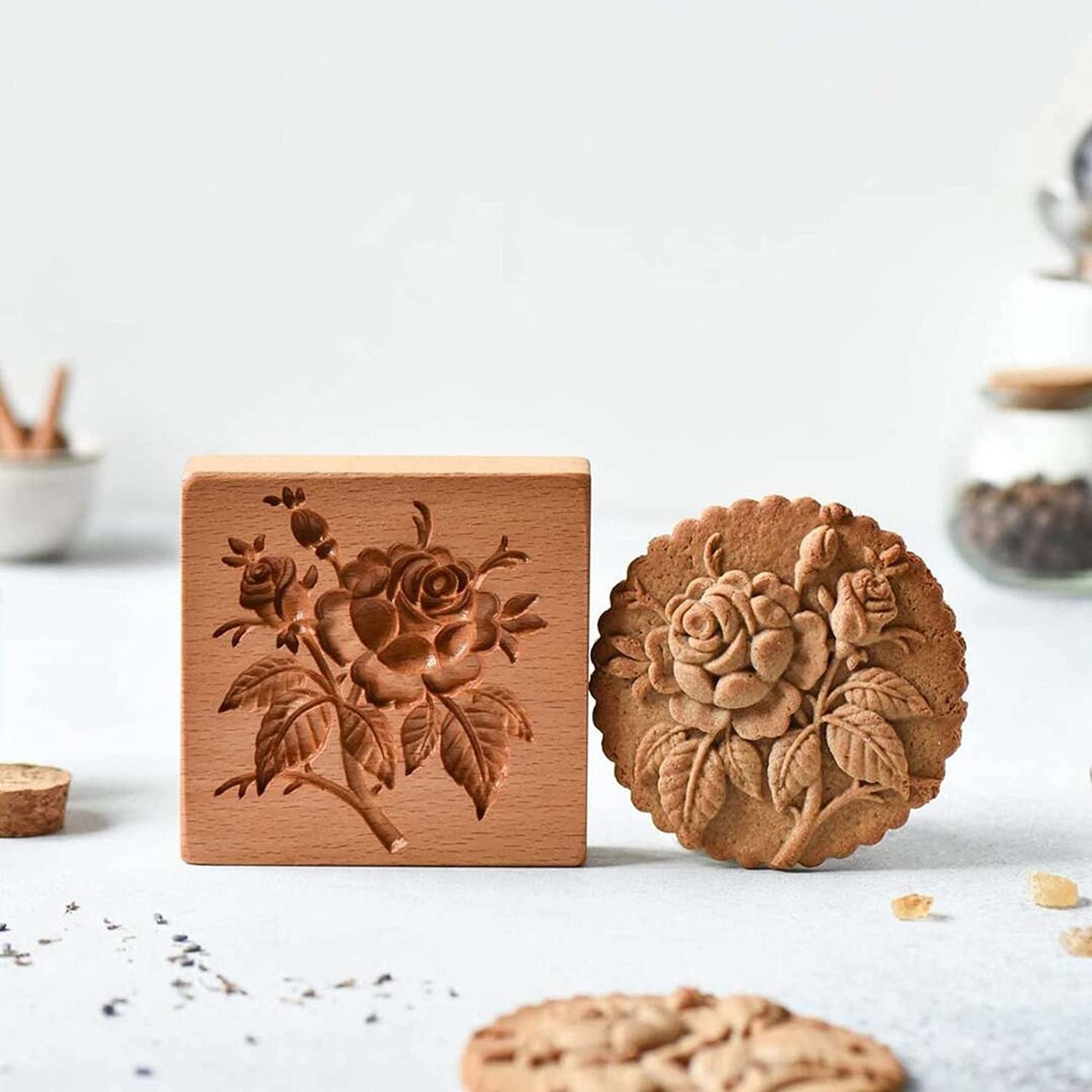 Wood Grain Cookie Mould - Cookie Embossing Mould