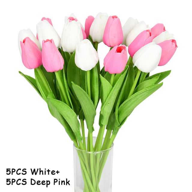 High Quality Artificial Latex Tulips(PCS 10)