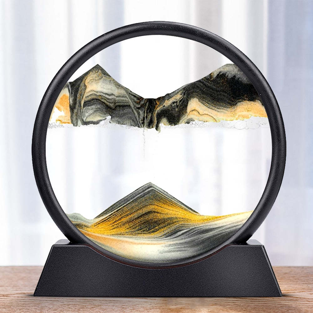 🔥Perfect gift-3D hourglass deep sea sand scene (let your mind empty and calm down)