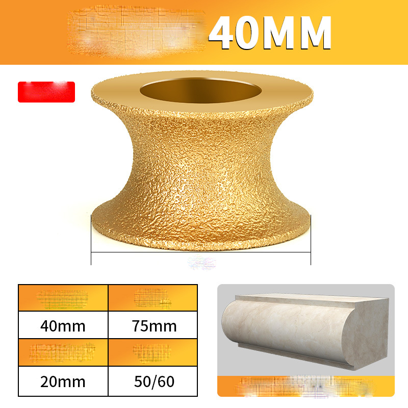 Edge diamond grinding wheel