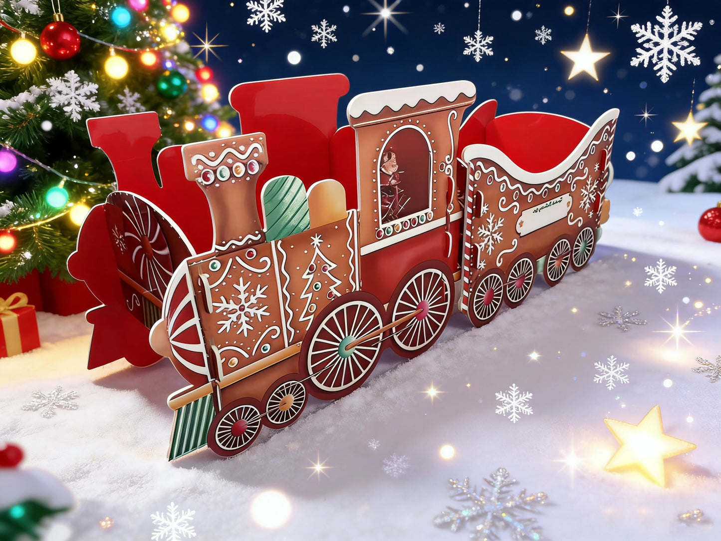 Santa’s Gift Train — Deliver Holiday Cheer in Style!