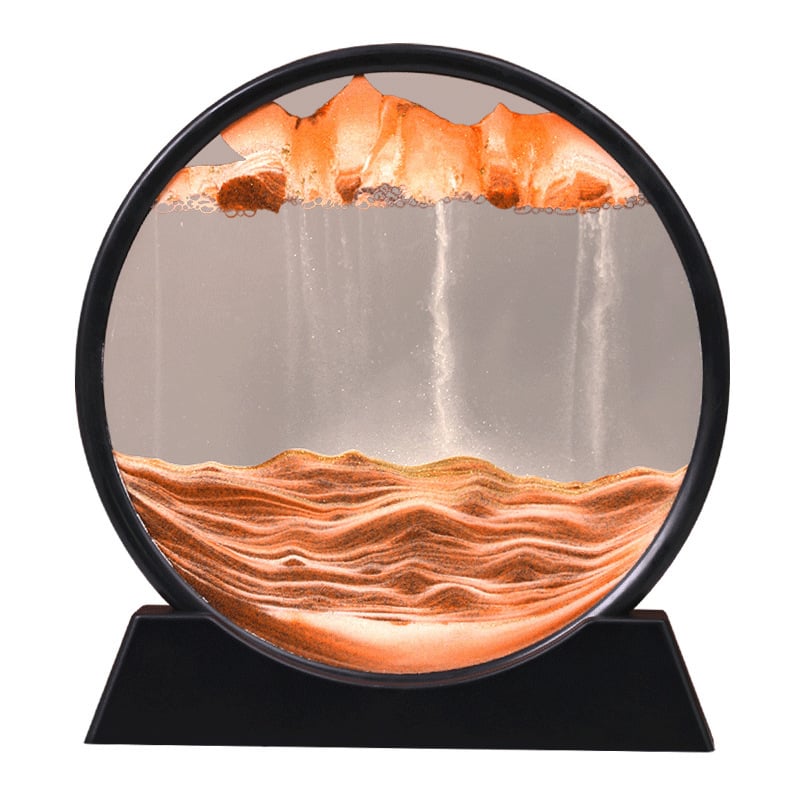 🔥Perfect gift-3D hourglass deep sea sand scene (let your mind empty and calm down)