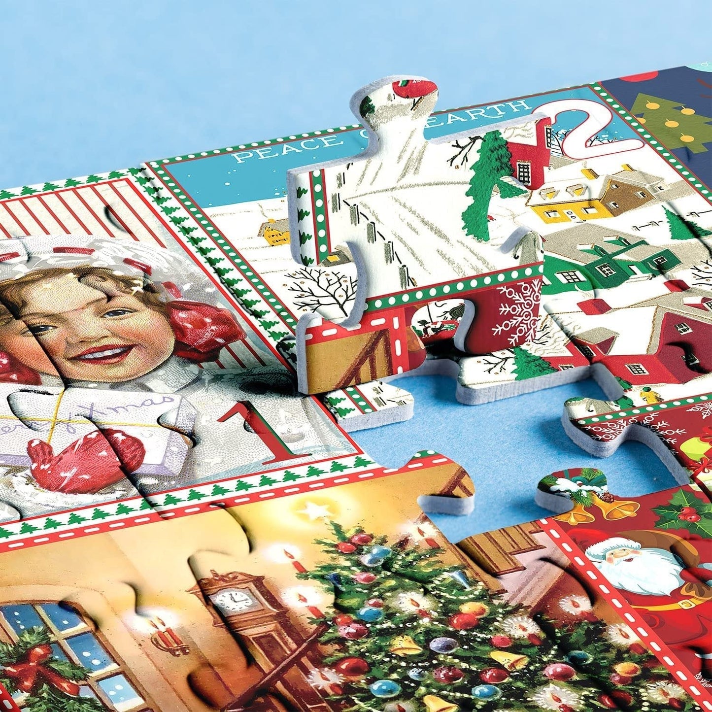 🎄Christmas Advent Calendar Jigsaw Puzzle 1000pcs🧩🎁(Buy 2 Free Shipping)